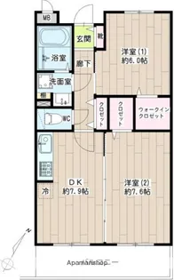 サークビルズⅢ【2階】の間取り