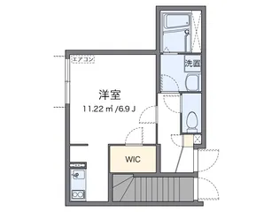 クレイノまほろば21【1階】の間取り