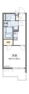 クレイノエスポワールK【1階】の間取り