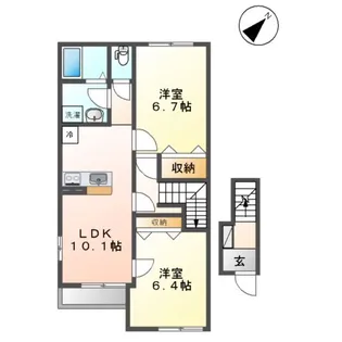 コンフォース【2階】の間取り