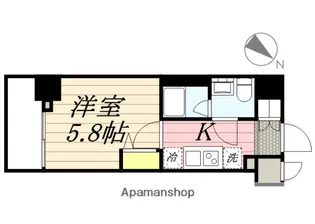 リライア横濱関内【5階】の間取り