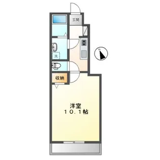 シエルブルー(CIEL BLUE)【1階】の間取り