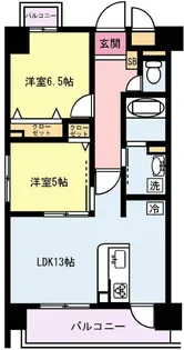 WHITE STORK叶屋【4階】の間取り