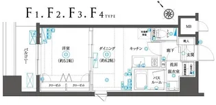 ZOOM横浜SQUARE【11階】の間取り