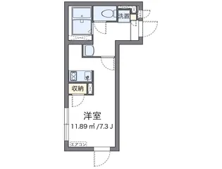 クレイノリーブス 梅屋敷【2階】の間取り