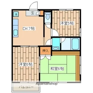 グランドヒル【2階】の間取り