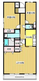 グランフォーレ【1階】の間取り