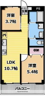 プラザサンアロー港南中央【3階】の間取り