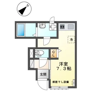 コンフォールK【1階】の間取り