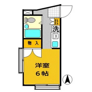 西戸部ダイヤモンドパレス【3階】の間取り