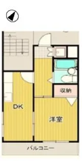 エステート浦賀【202号室】の間取り