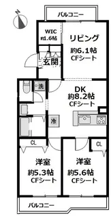 プレステージ本郷台【4階】の間取り