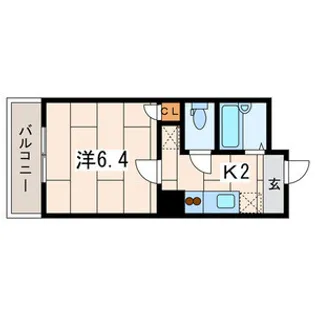 神奈川県横浜市保土ケ谷区峰岡町2丁目【アパート】の間取り