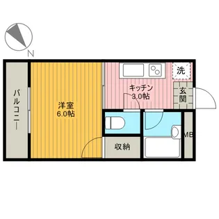 リエス伊勢原【2階】の間取り