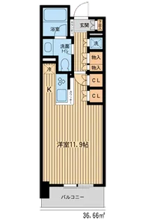 HF新横浜レジデンス【9階】の間取り