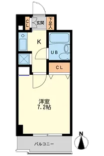 デイム橋本【4階】の間取り
