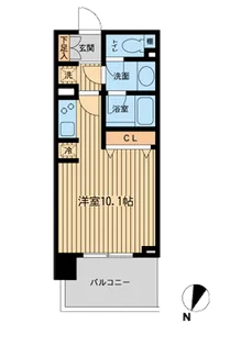 ドゥーエ横濱台町【8階】の間取り