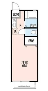 ピュアコートフカワ【2階】の間取り