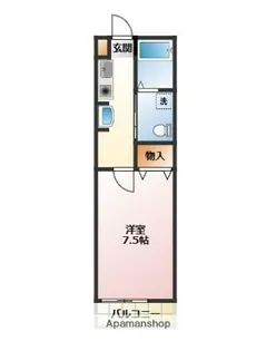 ルミエールマツダ【1階】の間取り