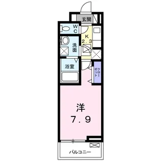 マイリー【1階】の間取り