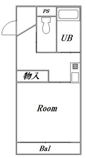 メゾンカワイ【4階】の間取り