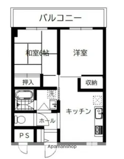 コーポヨシハマ【2階】の間取り