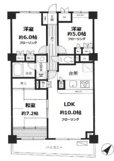 ガーデンコート洋光台【3階】の間取り