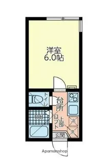 エクセルさいわい【2階】の間取り