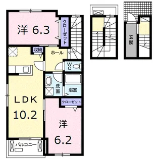 グラン・アークⅠ【3階】の間取り