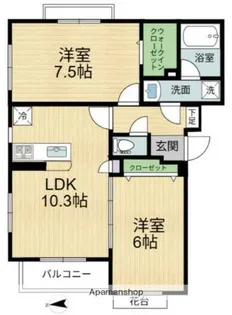 アイビーハウス【3階】の間取り