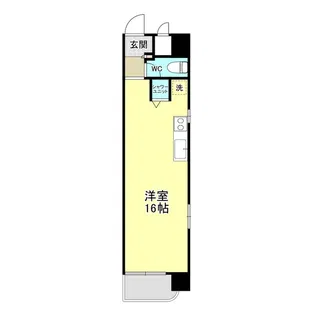 ロイヤルフラット野毛山弐番館【3階】の間取り