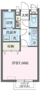 PRUNUS宮崎台【1階】の間取り