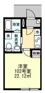 神奈川県川崎市川崎区殿町2丁目【アパート】の間取り