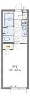 クレイノPOCKET PARK【1階】の間取り