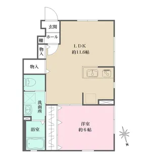 セントラル萩中【1階】の間取り