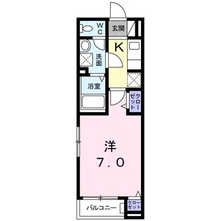 ルピナス 戸塚【2階】の間取り