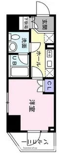 アウルイセザキ【3階】の間取り