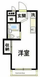 エリール厚木【1階】の間取り
