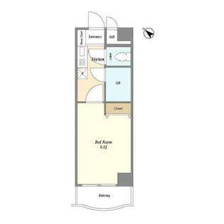 コスモリード溝の口【4階】の間取り