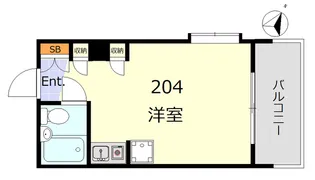 神奈川県横浜市西区平沼1丁目【マンション】の間取り