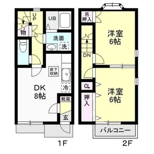 SELSIA IーB【101号室】の間取り