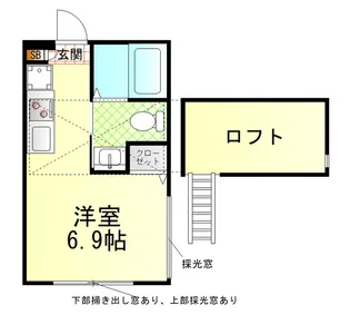 タックフォレスト保土ヶ谷【1階】の間取り