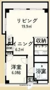 ライオンズマンション三笠公園【7階】の間取り
