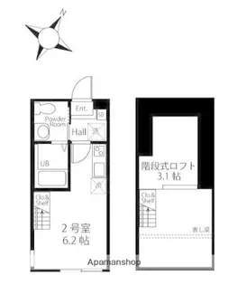 神奈川県横浜市保土ケ谷区峰岡町2丁目【アパート】の間取り