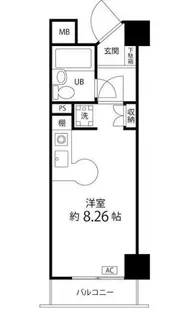 ペルソナージュ横浜【3階】の間取り