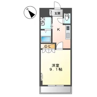 サニーヒルズ M【2階】の間取り