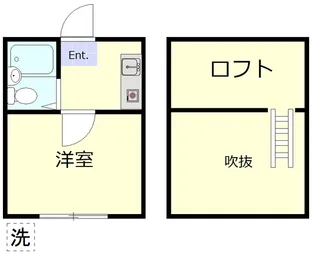 レジデンス西柴【1階】の間取り