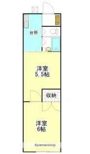 TOMOハイツ【1階】の間取り
