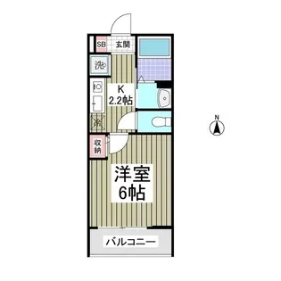 リポス瀬谷C棟【2階】の間取り