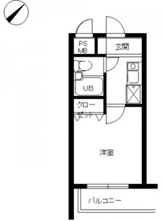 スカイコート宮崎台第4【304号室号室】の間取り